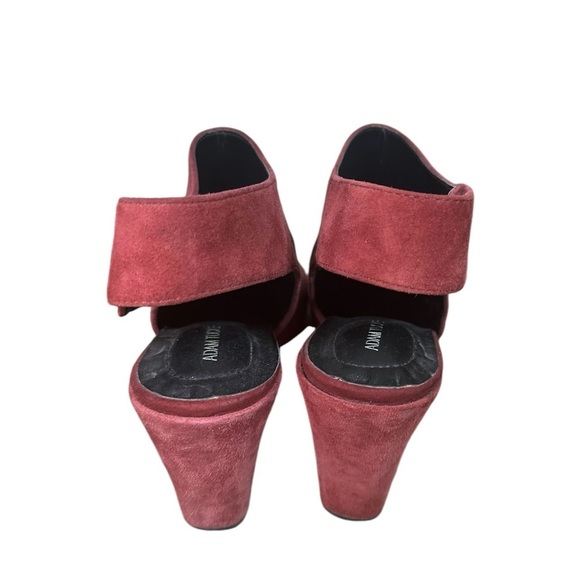 Adam Tucker | Jenna Slingback Strap Booties | Deep Red | Leather | Size 8.5 - Picture 5 of 7
